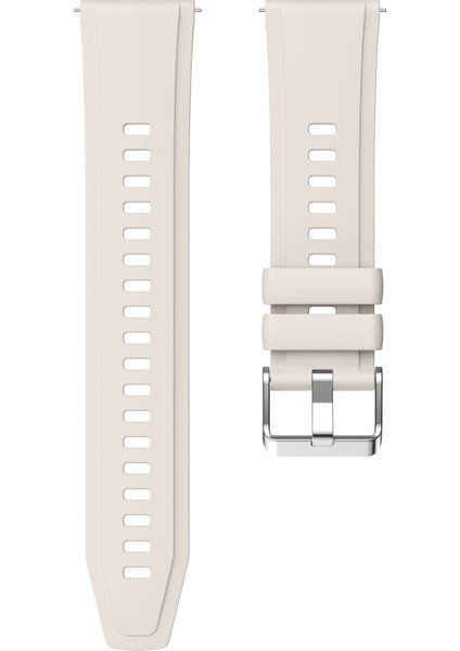 Xiaomi Watch S4 Sport/redmi Watch 5 Active Saat Bandı Için Gümüş Tokalı 22 mm Silikon Kayış - Starlight (Yurt Dışından) modelleri