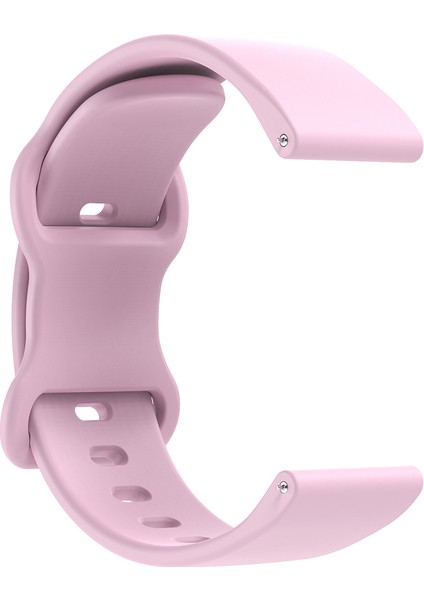 Evrensel 22 mm Silikon Saat Kayışı Düz Renk Şeklinde Tokalı Yedek Bant - Mor (Yurt Dışından) fırsatları