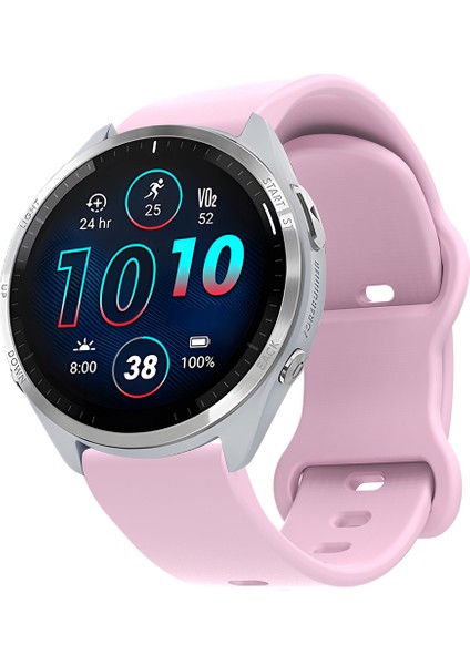 Evrensel 22 mm Silikon Saat Kayışı Düz Renk Şeklinde Tokalı Yedek Bant - Mor (Yurt Dışından) indirimleri