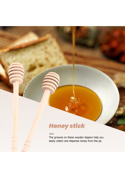 20 Adet 6 Inç Taşınabilir Ahşap Reçel Bal Kepçe Bal Çubuğu Bal Reçeli Jar Pot Dağıtım (Stil 2) (Yurt Dışından) fırsatları