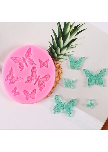 B Silikon Kalıp Kek Dekorasyon Araçları Kelebek Fondan Kek Küfü Dıy El Yapımı Çikolatalı Pişirici Tatlı Dekor Kurabiye (Yurt Dışından) fırsatları