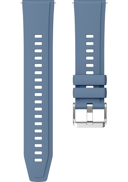 Xiaomi Watch S4 Sport/redmi Watch 5 Active Saat Bandı Için Gümüş Tokalı 22 mm Silikon Kayış - Mavi (Yurt Dışından) modelleri