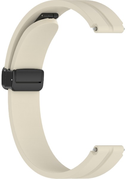 12 mm Silikon Saat Kayışı Manyetik Katlanır Tokalı Bilek Kayışı - Kayısı (Yurt Dışından) fırsatları