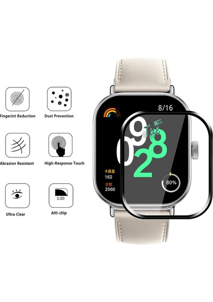 Xiaomi Redmi Watch 4 Pc Için 1 Adet + Pet Film 3D Akıllı Saat Ekran Koruyucu (Yurt Dışından) fiyatları