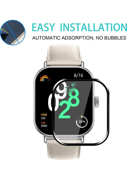 Xiaomi Redmi Watch 4 Pc Için 1 Adet + Pet Film 3D Akıllı Saat Ekran Koruyucu (Yurt Dışından) indirimleri