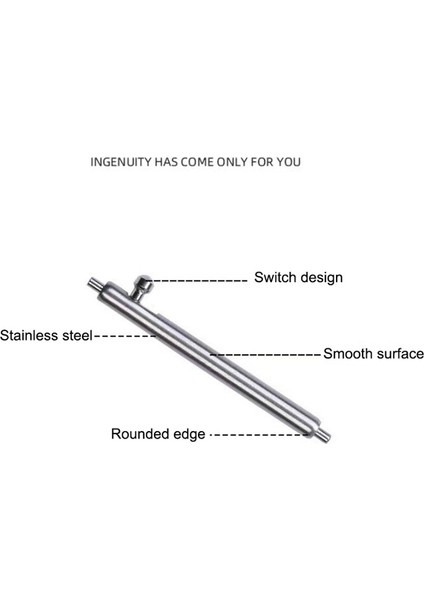 1 Çift 20 mm Saat Kayışı Yaylı Pimi Paslanmaz Çelik Saat Kayışı Pabucu Bağlantı Pimi (Yurt Dışından) fiyatları