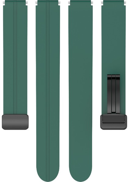 12 mm Silikon Saat Kayışı Manyetik Katlanır Tokalı Bilek Kayışı - Beyaz (Yurt Dışından) fiyatları