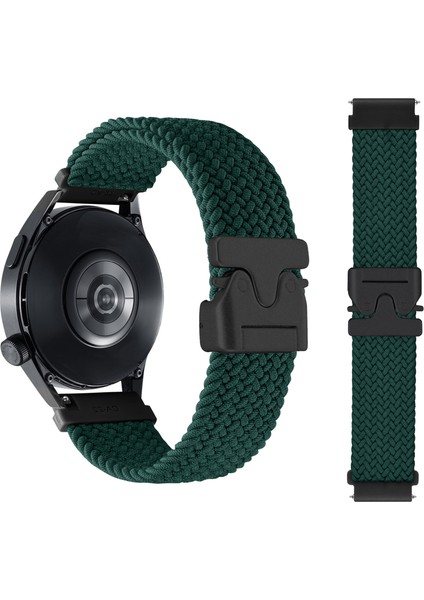 22 mm Evrensel Bileklik Paraşüt Tokalı Naylon Örgülü Akıllı Saat Kayışı - Orman Yeşili (Yurt Dışından) indirimleri