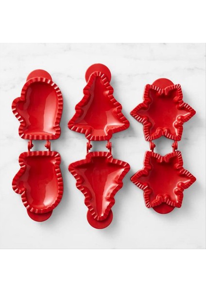 3pcs Mini Pasta Yapımcıları Için El Pasta Kalıpları Noel Partisi Pişirme Malzemeleri Parti Hamur Baskı Cep Pasta Kalıpları (Yurt Dışından) fırsatları