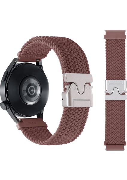 22 mm Evrensel Bileklik Paraşüt Tokalı Naylon Örgülü Akıllı Saat Kayışı - Dumanlı Mor (Yurt Dışından) indirimleri