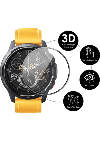 Enkay Hat Prınce Tam Kapsama 3D Kavisli Yumuşak Pc Kenar + Pmma Ultra Ince Sertlik Hd Şeffaf Ekran Koruyucu Xiaomi Watch Color 2 Için (Yurt Dışından) fiyatları