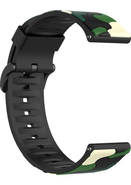 Xiaomi Haylou Solar LS05 Için 22 mm Kamuflaj Epoksi Akıllı Saat Kayışı - Kamuflaj Yeşili (Yurt Dışından) fırsatları