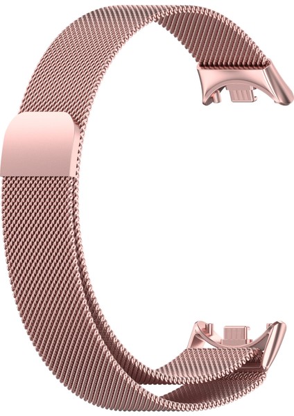 Xiaomi Akıllı Bileklik 9 Nfc/9/8 Nfc/8 Metal Saat Kayışı Örgü Stili Bilek Bandı - Gül Pembesi (Yurt Dışından) modelleri