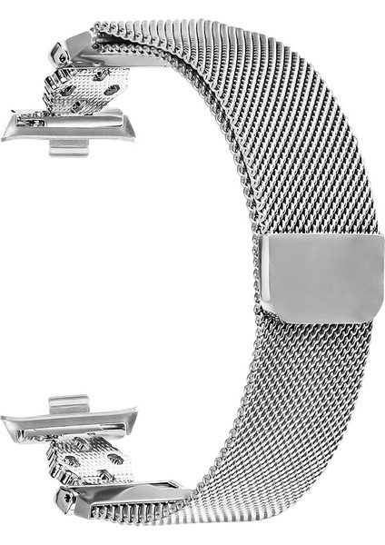 Xiaomi Akıllı Bileklik 8 Pro Milanese Bant Çiçek Paslanmaz Çelik Manyetik Örgü Saat Kayışı - Gümüş (Yurt Dışından) modelleri