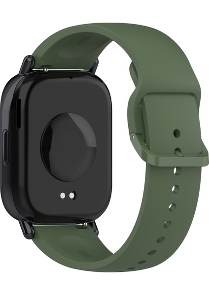 Xiaomi Redmi Watch 5 Lite Band Su Geçirmez Ter Geçirmez Yumuşak Silikon Spor Kayışı - Koyu Yeşil (Yurt Dışından)