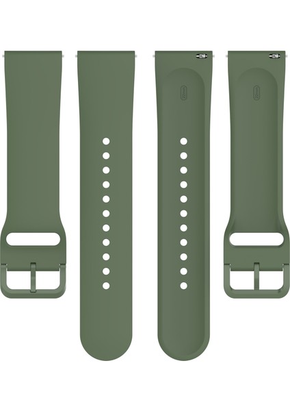 Xiaomi Redmi Watch 5 Lite Band Su Geçirmez Ter Geçirmez Yumuşak Silikon Spor Kayışı - Koyu Yeşil (Yurt Dışından) indirimleri