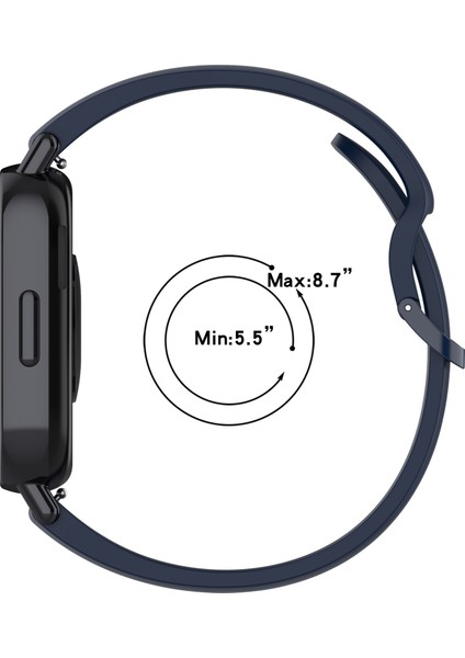 Xiaomi Redmi Watch 5 Lite Band Su Geçirmez Ter Geçirmez Yumuşak Silikon Spor Kayışı - Açık Pembe (Yurt Dışından) fiyatları