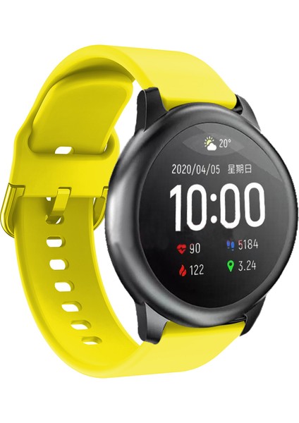 Xiaomi Haylou Solar-Yellow Için Silikon Akıllı Saat Kayışı Değişimi (Yurt Dışından) modelleri