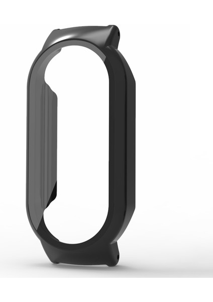 Xiaomi Mi Band 7/band 7 Nfc Saat Kılıfı ve Temperli Cam Ekran Koruyucu - Siyah (Yurt Dışından)