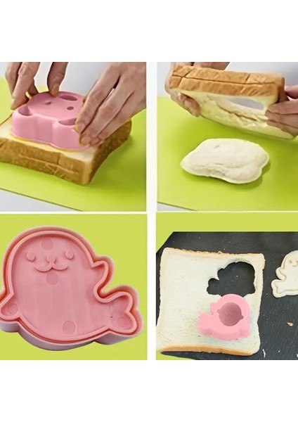 Sandviç Kesiciler Kurabiye Kesiciler Mutfak Araçları Okula Geri Malzemeler Öğle Yemeği Kutusu Aksesuarları (Yurt Dışından) indirimleri