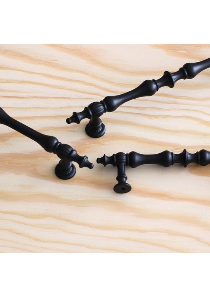 Mobilya Mutfak Dolabı Çekmece Dolap Kulpları Kapak Kulpu Kulbu Siyah 224 mm Metal Kulp fırsatları