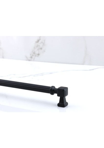 Mobilya Çekmece Mutfak Dolabı Dolap Kulpları Kulb 22.4 cm 224 mm Çizgili Siyah Metal Kulp fiyatları
