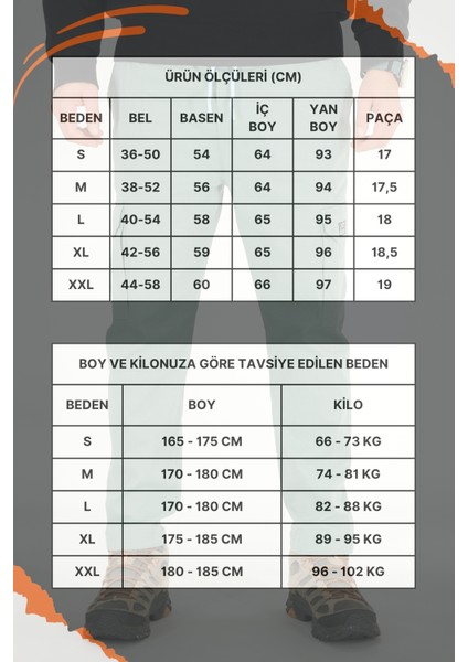 Erkek Mint Kargo Cepli Pantolon Rahat Kesim Pamuklu Lastikli Bel fırsatları