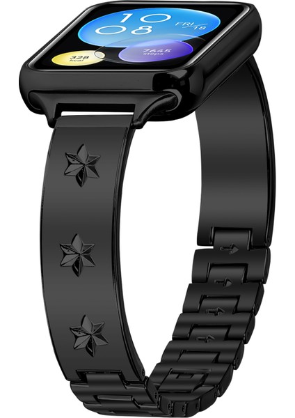 Xiaomi Redmi Watch 4 Metal Saat Kayışı Kar Tanesi Desenli Siyah Için Yedek Kayış (Yurt Dışından) modelleri