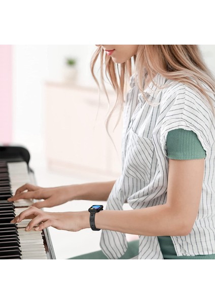 Xiaomi Redmi Watch 4 Metal Saat Kayışı Kar Tanesi Desenli Siyah Için Yedek Kayış (Yurt Dışından) fırsatları