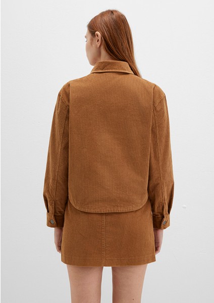 Kahverengi Kadife Gömlek 1211405-91393 indirimleri