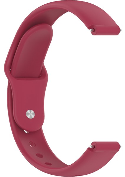 12 mm Evrensel Akıllı Saat Ters Tokalı Silikon Saat Kayışı Için Yedek Bant - Şarap Kırmızısı (Yurt Dışından) indirimleri