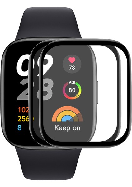 Enkay Hat Prınce 2 Adet/takım Xiaomi Redmi Band 3 Parmak Izi Önleyici 3D Kavisli Pmma Akıllı Saat Ekran Koruyucu Yumuşak Pc Kenar Hd Şeffaf Tam Kapsama Filmi (Yurt Dışından)