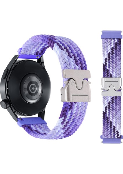 22 mm Evrensel Bileklik Paraşüt Tokalı Naylon Örgülü Akıllı Saat Kayışı - Renkli Mor (Yurt Dışından) indirimleri