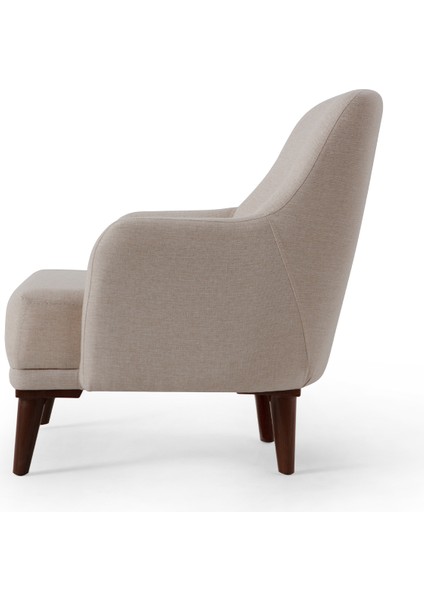 Regnar Keten Berjer Sütlü Kahve Tekli Koltuk modelleri