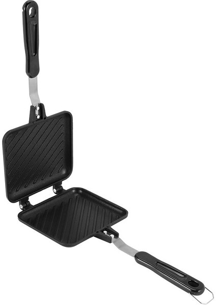 Izgara Sandviç Panini Üreticisi, Ekmek Tost Kahvaltı Makinesi, Sıcak Sandviç Tava, Yapışmaz Alüminyum Flip Tava, Mutfak Aleti (Yurt Dışından) fırsatları