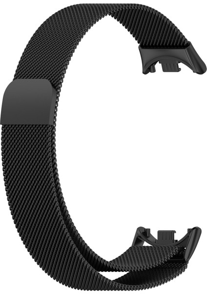 Xiaomi Akıllı Bileklik 8/8 Nfc/9 Nfc/9 Metal Saat Kayışı Örgü Stili Bilek Bandı-Siyah (Yurt Dışından) modelleri