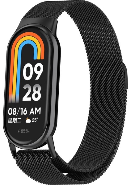 Xiaomi Akıllı Bileklik 8/8 Nfc/9 Nfc/9 Metal Saat Kayışı Örgü Stili Bilek Bandı-Siyah (Yurt Dışından) fırsatları