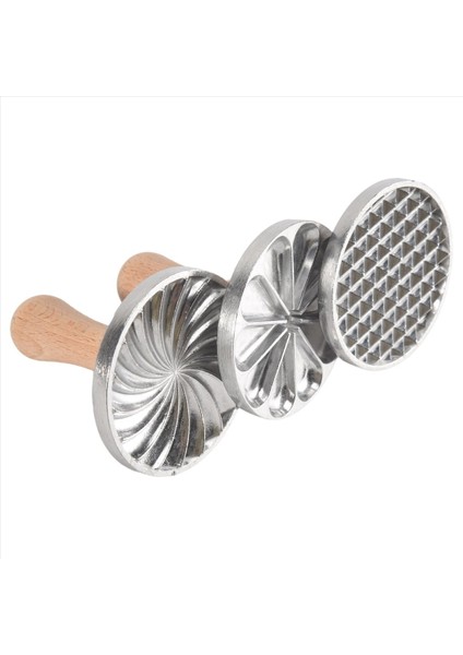 3pcs Kurabiye Pulları Metal Kurabiye Pres Kalıp Dıy Pişirme Için Ahşap Saplı Kalıp Pasta Pasta Kesiciler Kurabiye Pişirme Için Pres (Yurt Dışından) fırsatları