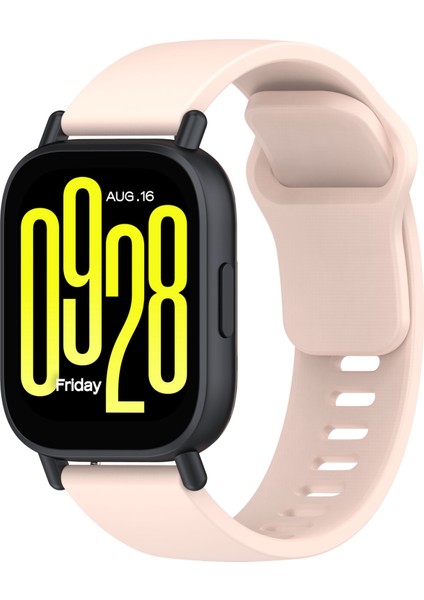 Xiaomi Redmi Watch 5 Active Saat Bandı Için Ayarlanabilir Saat Bandı Yedek Silikon Kayış - Açık Pembe (Yurt Dışından) fiyatları