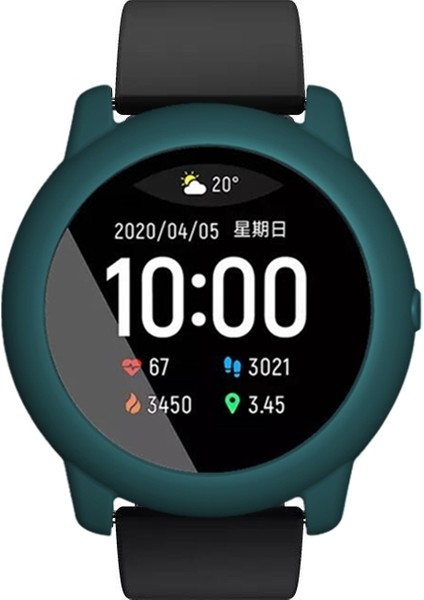 Xiaomi Haylou Solar LS05-GECE Yarısı Yeşili Için Silikon Kılıflı Akıllı Saat Koruyucu Kılıf (Yurt Dışından) modelleri