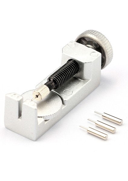 Metal Saat Kayışı Bağlantı Pimi Çıkarıcı Saatçi Tamir Takımı 3 Ekstra Pimi ile - Gümüş (Yurt Dışından) fırsatları