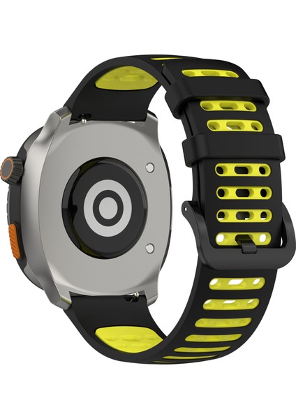 Xiaomi Watch S4/keep Watch Pilot 1 Watchband 22 mm Çift Renkli Silikon Kayış - Siyah/limon (Yurt Dışından)