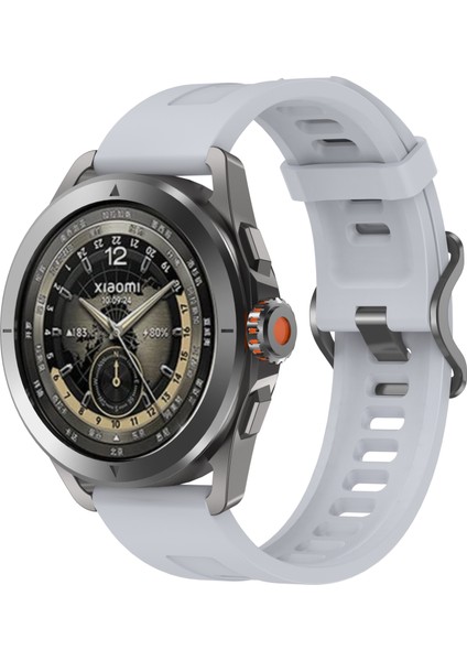 Xiaomi Watch S4 Sport Silikon Saat Kayışı 22 mm Ayarlanabilir Bilek Bandı - Gri (Yurt Dışından) fiyatları