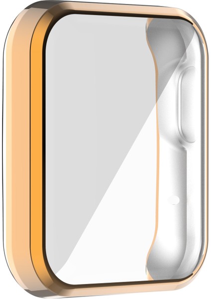 Xiaomi Mi Watch Lite/redmi Watch Için Tam Kapsamalı Galvanik Tpu Akıllı Saat Koruyucu Kılıf - Gül Altın (Yurt Dışından) modelleri