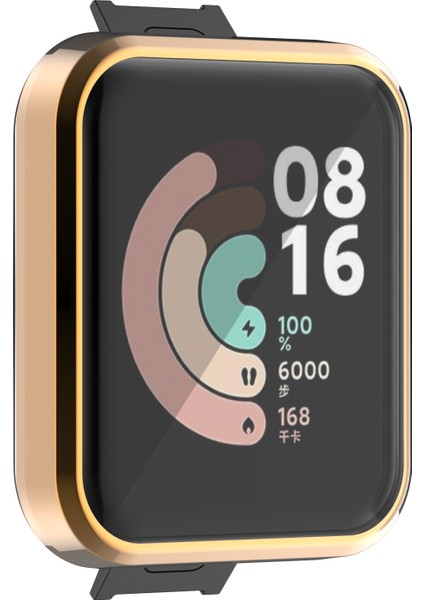 Xiaomi Mi Watch Lite/redmi Watch Için Tam Kapsamalı Galvanik Tpu Akıllı Saat Koruyucu Kılıf - Gül Altın (Yurt Dışından) fırsatları