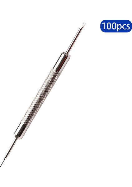 100 Adet Çift Uçlu Yaylı Saat Kayışı Aleti Saat Bilek Bantları Kayış Çıkarma Onarımı Tamir Aletleri (Yurt Dışından)