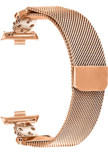 Xiaomi Redmi Watch 4 Milanese Bant Çiçek Paslanmaz Çelik Manyetik Örgü Saat Kayışı - Gül Altın (Yurt Dışından) modelleri