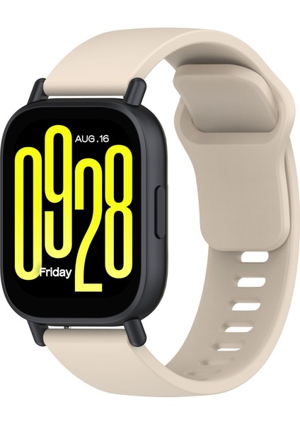Xiaomi Redmi Watch 5 Active Saat Bandı Için Silikon Kayış Ayarlanabilir Saat Bandı Değişimi - Fildişi Beyazı (Yurt Dışından) fiyatları