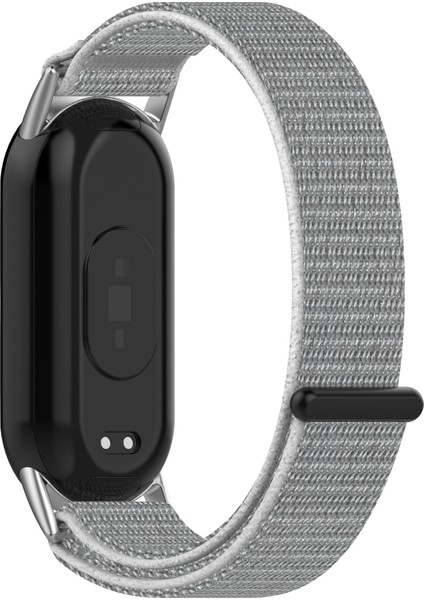 Xiaomi Akıllı Bileklik 9 Nfc/9/8 Nfc/8 Naylon Bileklik Bandı ve Sihirli Bant - Gri (Yurt Dışından)
