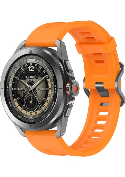 Xiaomi Watch S4 Sport Silikon Saat Kayışı 22 mm Ayarlanabilir Bileklik - Turuncu (Yurt Dışından) modelleri
